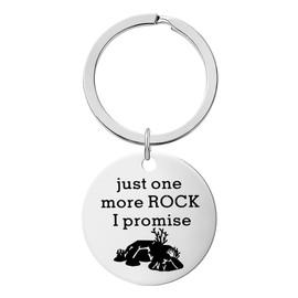 Rock Hounding Gifts for Men Adult Geology Keychain Gifts for Rockhounds Rock Lover Gifts for Wife Husband Geologist Gifts for Friends Brother Sister Keychain Funny Gifts for Rock Collectors