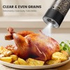 Electric Salt and Pepper Grinder Set - Rechargeable Automatic Salt