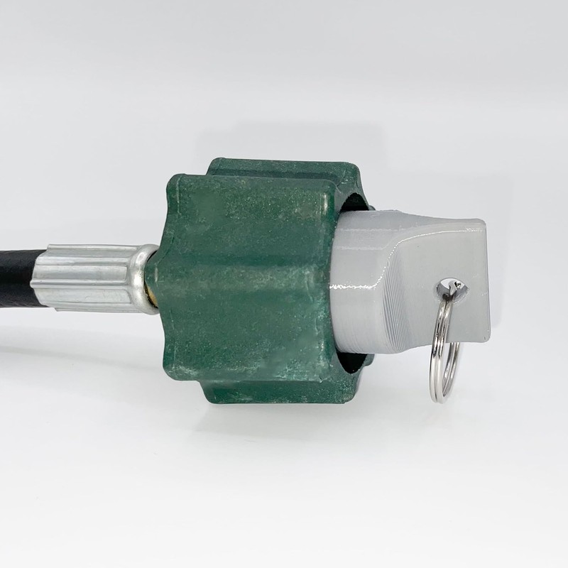 Propane Hose Protector Plug 2-Pack - QCC1 Threaded for RV,