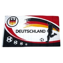 Flag Germany Football 12 Fan 90 x 150 cm