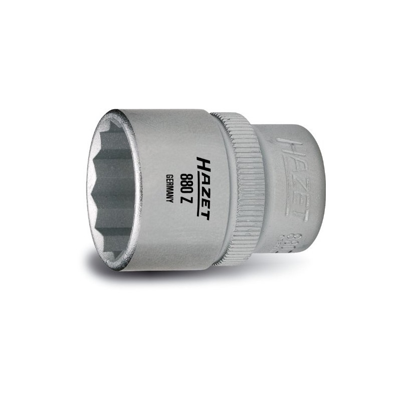HAZET 880Z-20 Socket, 12 Angle, Width of Faces: 0.8 inches