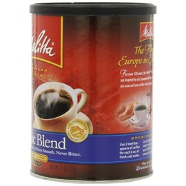 Melitta Coffee Medium Roast Extra Fine Grind Can, Classic Blend, 11 Ounce
