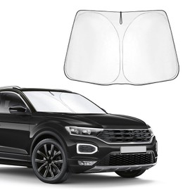 BSTW Car Sun Shade for VW T-ROC (2017-2024) - Foldable Windscreen Cover with Heat Insulation & UV Protection | Fits VW T ROC Life, Style, R-Line, R