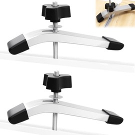 Lizaty 2 Stück T-Track Halteklemmen, T-Nut Schienenklemm Set, T-Nut Schiene M8, T-Schlitz-T-Schienensatz Holzbearbeitungswerkzeuge zur Holzbearbeitung, Niederhalter (Ganzer Satz)