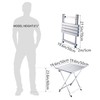 Lightweight Aluminum Folding Camping Table with Height 23.6 in