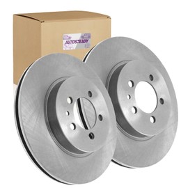 Autosteady 2PC Rear Vented Brakes Rotors Replacement for Infiniti Models - FX35 FX37 FX45 JX35 M35H M37 M56 Q50 Q60 Q70 Q70L QX60 QX70, for Nissan Models - Murano Pathfinder Quest Disc 31348