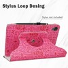 LiuShan Compatible with 360 Degree Rotation Stand PU Cute Pattern