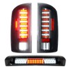 Gubebaili LED Tail Lights + Third 3rd Brake Light Fit