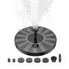 1.5W Solar Fountain Pump with 6 Nozzles Free Standing Water