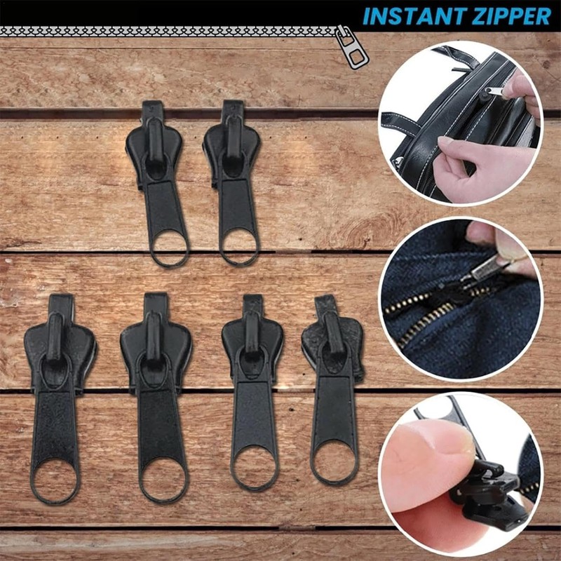 Fix Zippers | 6 Removable Zipper Repair Reusable, Convenient Head