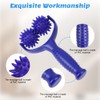 LOPHE Handheld Massage Roller, Hedgehog Ball Massage Roller with 2