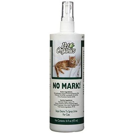 NaturVet Pet Organics No Mark Cat Spray – Helps Deter Cats from Urine Marking – for Indoor/Outdoor Use, Housetraining – Simulated Pheromones, Mist Sprayer – 16 Fl. Oz.