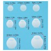 OZXNO 8 Pcs Sphere Resin Molds 3D Seamless Ball Shaped