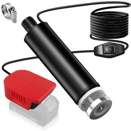 Tauchwasserpumpe für Einhell 18-V-Akku, 635 GPH 100W Kabellose Batteriebetriebene Wasserpumpe zum Entleeren von Wannenteichen, Gärten und Camping (ohne Werkzeug)