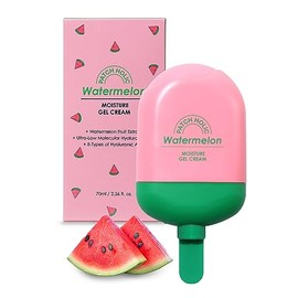 Crema en gel hidratante de sandía, 2,36 fl. oz. Crema en gel hidratante y crema facial con 8% de ácido hialurónico | Crema facial nutritiva en gel hidratante