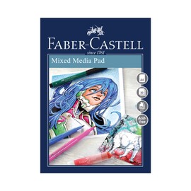 Faber-Castell Creative Studio Mixed Media Pad, A4 250 gsm Pad of 30 Sheets - ing binder