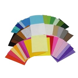 TEHAUX 40pcs Non-Woven Fabric Squares for Sewing Patchwork Crafts Felt for Projects and Creative Designs