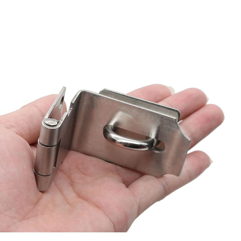 Heavy Duty Stainless Steel Safety Hasp,Door Hasp Latch 90 Degree,