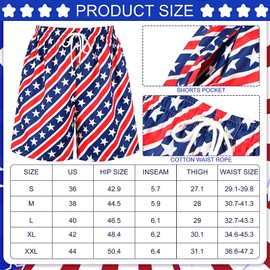 Mepase Patriotic Fanny Packs 4th of July Beverage Beer Belt Set USA Belt Bag Suspenders Drink Holder American Flag Men Shorts(XXL,Striped)