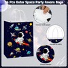 Pineraap 24Pcs Outer Space Party Favor Gift Bags with Handles,