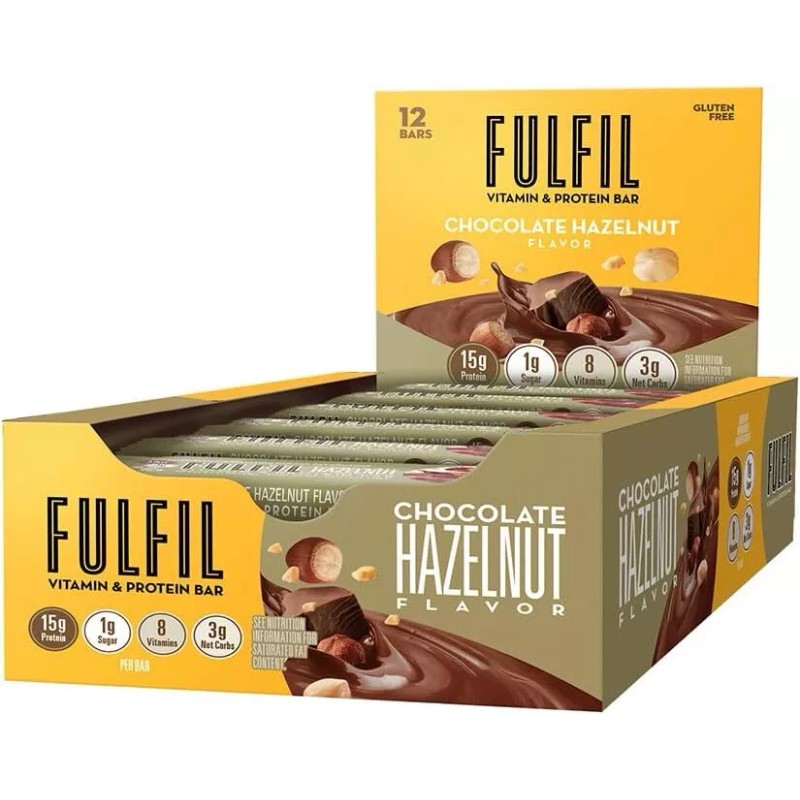 Fulfil Vitamin And Protein Bar Chocolate Hazelnut 1.41 Oz