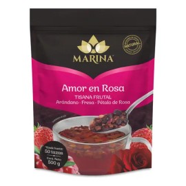 Tisana Frutal Marina Amor En Rosa 500g con Arándano y Hibisco