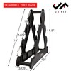 JFIT Dumbbell Tree Rack, Black - Holds up to 40