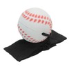 PATIKIL 1.9" Sports Wrist Ball Baseball Rubber Rebound Wristband Athletic