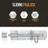 Pack of 2 - Gate Bolt Lock Shed Door Lock