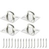 JY-MARINE Stainless Steel 316 Ceiling Hook Square Pad Eye Plate