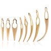 Hoypeyfiy Sisterlock Herramienta de reapriete, 8 piezas de rastas trenzadas