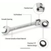 Unbranded 10mm Metric Flexible Head Ratchet Wrench - 17 mm