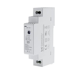SeKi DIN Rail Power Supply H-15-5 - 5V - 2.4A - 12W DIN Rail - DIN Rail Power Supply, 12 Watt (2.4A)