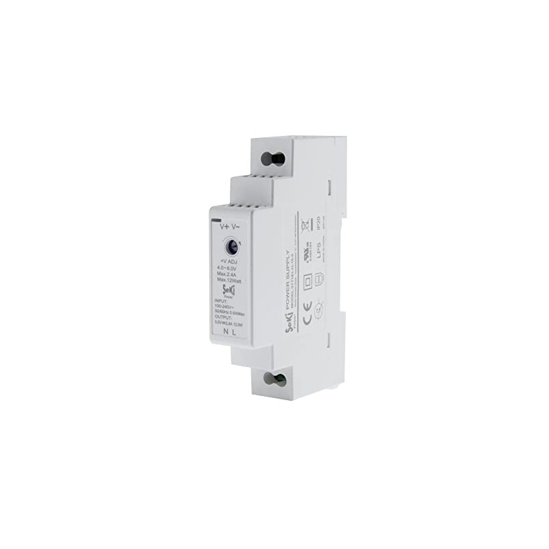 SeKi DIN Rail Power Supply H-15-5 - 5V - 2.4A