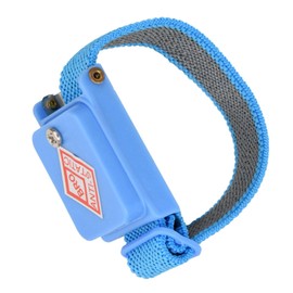 Sonew Anti Static Wrist Straps, Cordless Anti-Static Wrist Strap Discharge Band, ESD Discharge Cable Band Wrist Strap-Blue