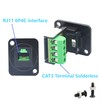 FENGHAISHUN RJ11 D-Type Keystone Telephone Jack Modular Panel Crimping Data