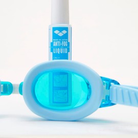 arena AGL-7100J Swimming Goggles, For Juniors, Sky Blue x Blue (SKY), One Size Fits Most, Anti-Fog (Linon Function), Anti-Fog Function, Adjustable Belt, For Ages 3 - 8 Years Old