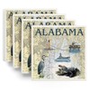Alabama, Nautical Chart (Absorbent Ceramic Coasters Set of 4 Matching
