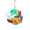 Kurt S Adler Globe Travel Theme 3 Inch Multi-Colored Resin