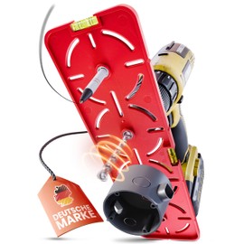 LAINFELD Drilling template for sockets, including spirit level, electrician, spirit level for socket, flush-mounted box, cavity wall socket, rough construction template