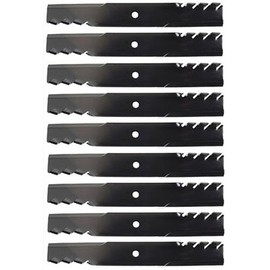 (9 Pack) Aftermarket Premium Replacement XHT Lawn Mower Mulching Deck Blade fits Snapper 7075771BZ | 16-1/2" x 2-1/2" / 5/8" Hole