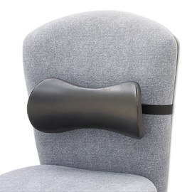 Safco 7154BL Lumbar Support Memory Foam Backrest 14-1/2w x 3-3/4d x 6-3/4h Black