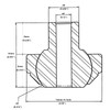 DCYCBTH Round Recessed Spindle Nozzle for 15mm Lathe Spindle Hole,