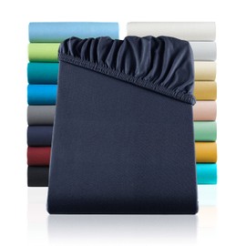 Jersey Fitted Sheet All Colours & Sizes 100% Cotton