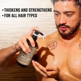 Viking Revolution Palo Santo Mens Shampoo and Conditioner Set with Biotin and Jojoba Oil - Natural Hair Shampoo and Hair Conditioner for Men with Vitamin B5 - Shampoo and Conditioner Set Men (17Oz)