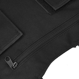 Radio Chest Harness Chest Front Pack Pouch Holster Vest Rig, Nylon Walkie-Talkie Chest Bag Universal Hands-Free Adjustable Bag Hanging On Duty for Two Way Radio Walkie Talkie