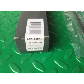 Yamazaki $70 Yamazaki Lucerne 18/8 Stainless 5 Piece Place Setting ONLY $19.99 FREE SHIP