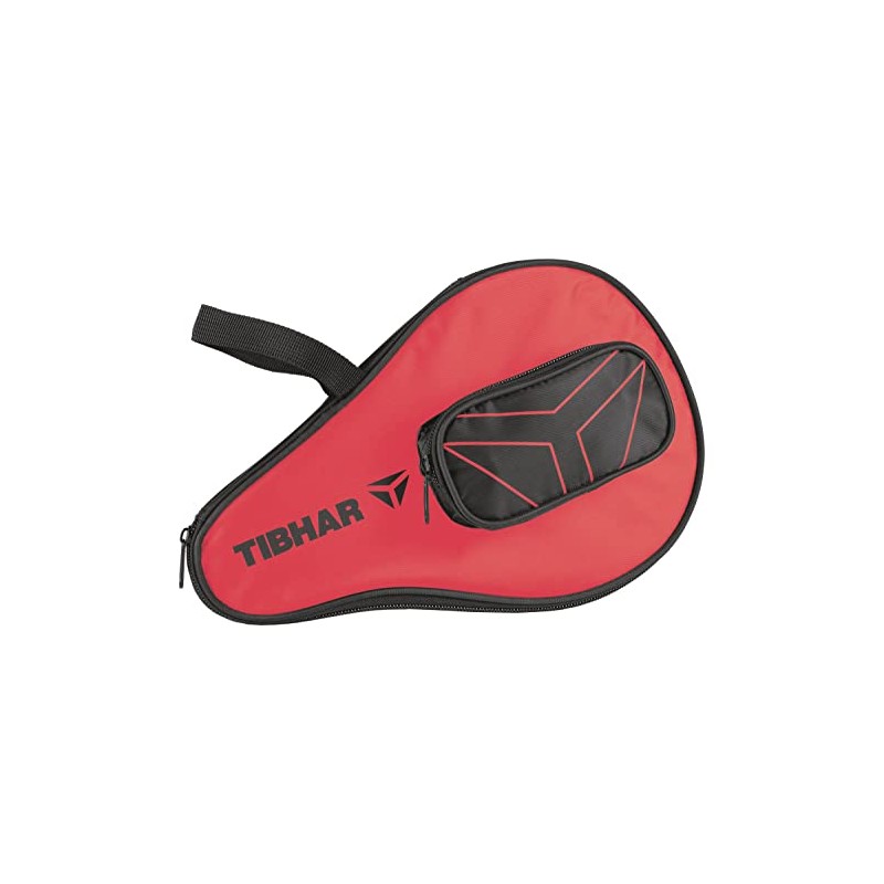 Tibhar Table Tennis Bat Case T Logo with Ball Compartment