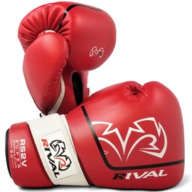 RIVAL Boxing RS2V 2.0 Super Sparring Gloves - Uses a Single Strap, Hook and Loop System Instead of Laces, Soft Inner Lining