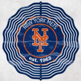 Handmade New York Mets 10" Wind Spinner